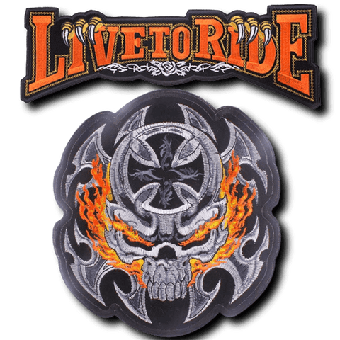 Patch Biker<br> Crâne Démon