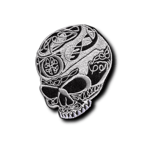 Patch Biker<br> Crâne Tatoué