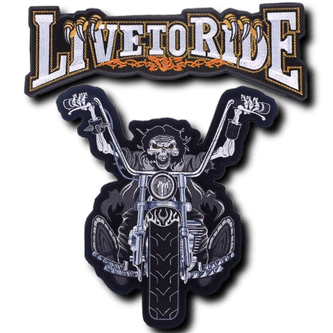 Patch Biker<br> Démon en Moto