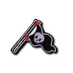 Patch Biker Drapeau Tête de Mort