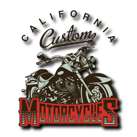 Patch Biker<br> Moto California Custom - Antre du Motard