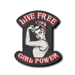 Patch biker Girl Power - Antre du Motard