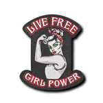 Patch biker Girl Power