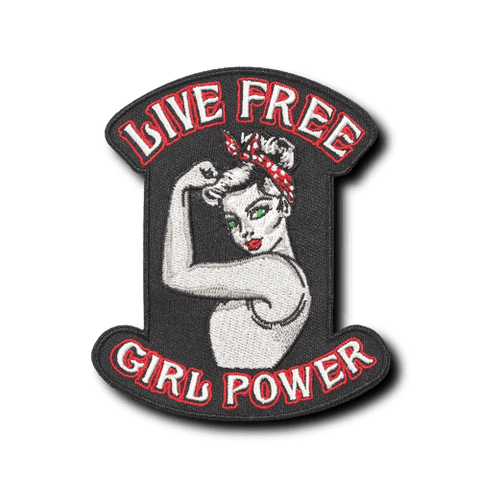 Patch biker<br> Girl Power - Antre du Motard