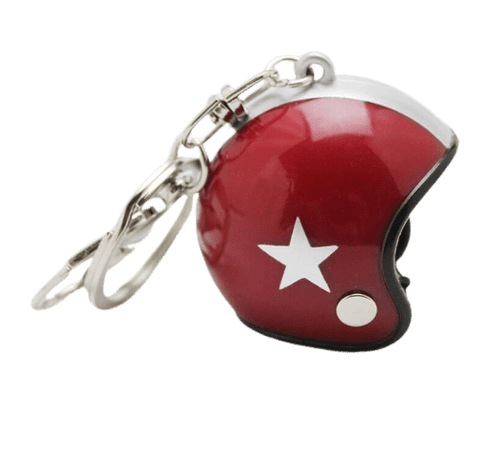 Porte-Clef Moto Casque de Cirque Américain