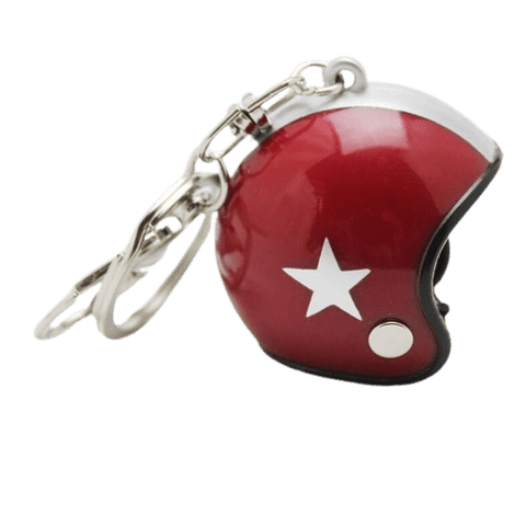 Porte-Clef Moto<br> Casque de Cirque Américain - Antre du Motard