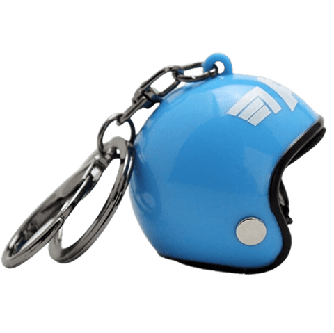 Porte-Clef Moto Cross Casque de Compétition