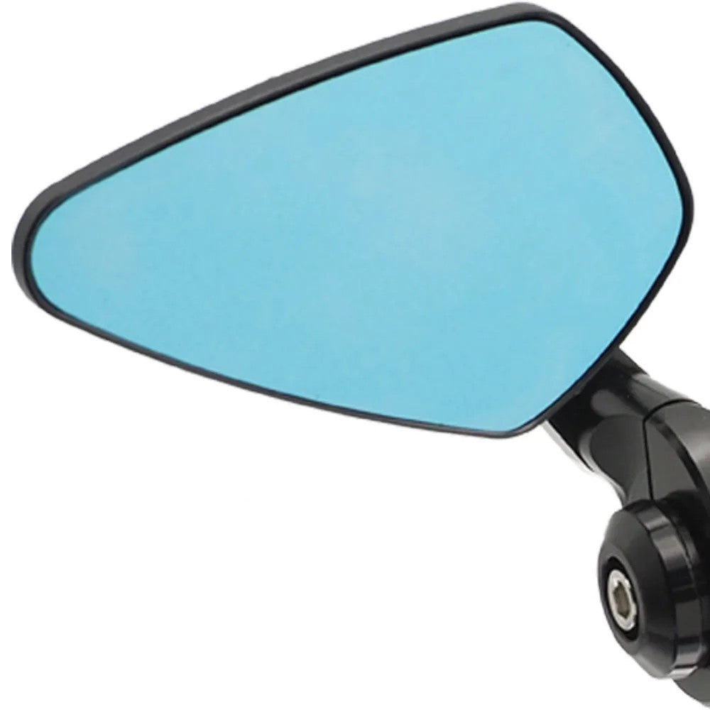 Rétroviseurs Moto Etopars - Verre Bleu, Réglage 360°, Aluminium