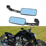 Rétroviseurs pour moto et scooter rectangulaire en carbone