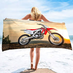 Serviette de Plage Moto Cross CRF Honda 150x260cm