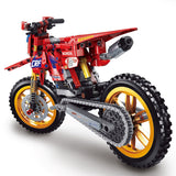 Moto Cross Lego CRF Jantes Dorées