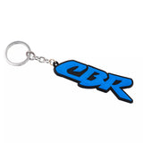 Porte Clé Moto CBR en Caoutchouc Bleu
