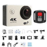 Camera Moto Pas Cher 4K Waterproof White