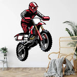 Sticker Mural Moto Cross