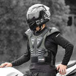 Gilet Dorsale Moto avec Protection d'Epaules