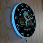 Horloge Murale Moto Belle Blonde (LED)