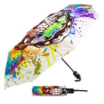 Parapluie Moto Tête de Mort & Peinture - Antre du Motard
