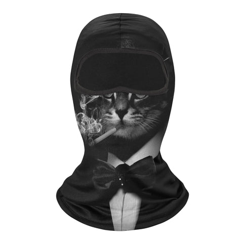 Cagoule Moto<br> Chat en Costard - Antre du Motard