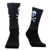 Biker Sock<br> Pirate Skull (Black)