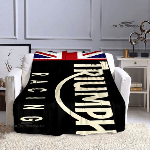 Plaid Moto Drapeau Anglais & Triumph