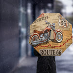 Parapluie Moto Carte Route 66 - Antre du Motard