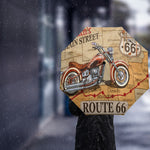 Parapluie Moto Carte Route 66