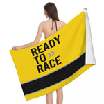 Serviette de Plage Moto Ready to Race KTM (5 Coloris) Jaune