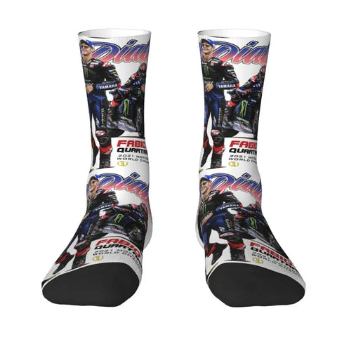 Chaussette Blanche MotoGP<br> Pilote Fabio Quartararo