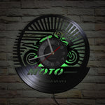 Horloge Murale Moto Bécane Sportive (LED)