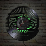 Horloge Murale Moto Bécane Sportive (LED)