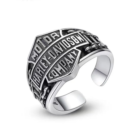 Bague Biker Harley-Davidson Unique & Ajustable