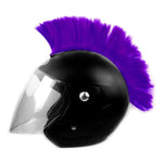 Crête Violette Mohawk pour Casque Moto Violet