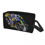 Trousse Scolaire XXL MotoGP Pilote Rossi Cartoon