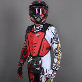 Gilet Dorsale Moto Cross Sans Manche Rouge