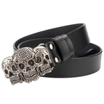 Ceinture Biker Calaveras Têtes de Mort Mexicaines 125cm