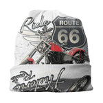 Bonnet Biker Vintage Moto et Blason Route 66