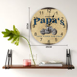 Horloge Murale Moto Papa Vintage