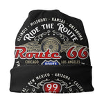 Bonnet Biker Roue Ailée et Route 66 - Antre du Motard