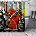 Rideau de Douche Moto Ducati 916 Rouge