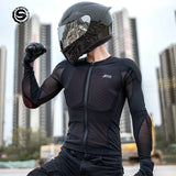 Sweat Moto Leger avec Protections Intégrées