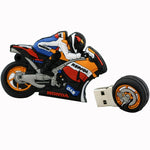 Clé USB Moto Pilote Honda en Caoutchouc