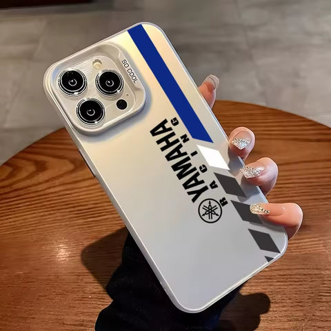 Vinilo o funda para iPhone Motocicleta<br> carreras de yamaha