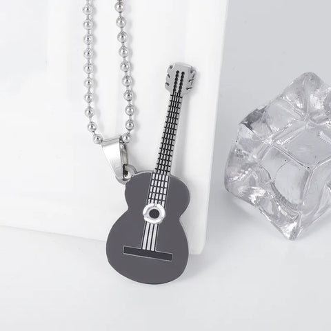 Pendentif Biker<br> Guitare Gitan - Antre du Motard