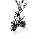 Pendentif Moto Cross Acrobatie - Antre du Motard