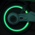 Bouchon de Valve Moto Lumineux Vert (Pack de 8)