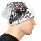 Bonnet Biker Vintage Moto et Blason Route 66