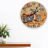 Horloge Murale Moto Route 66