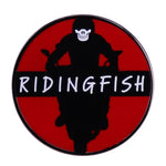 Pin's Biker Ridingfish