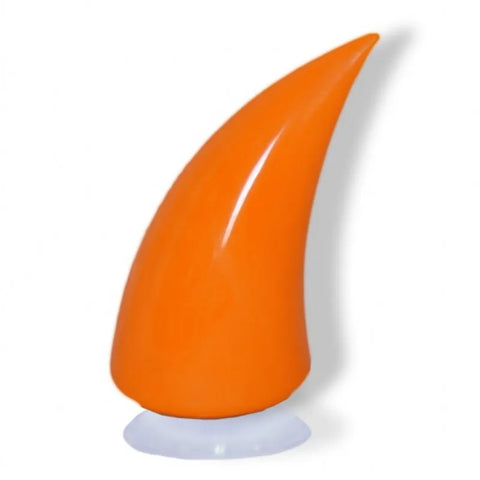 Décoration Casque Moto<br> Corne Diable Orange