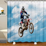 Rideau de Douche Motocross i Believe i Can Fly